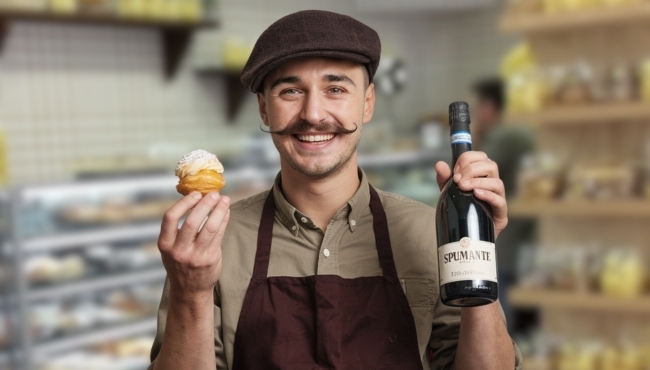 1Kg di Pasticceria Mista + Bottiglia di Prosecco